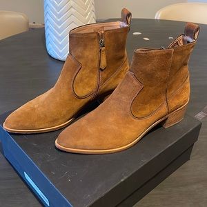 Veronica Beard Suede Boots Size 10.5